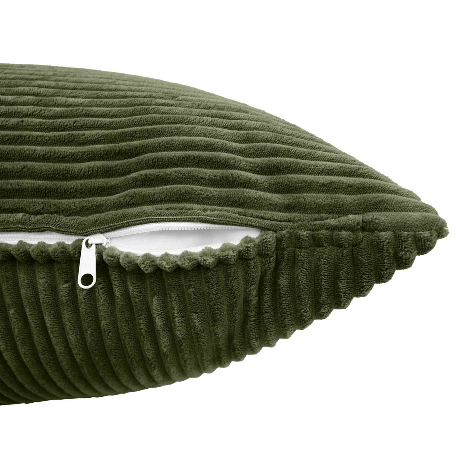 vidaXL Poszewka na poduszkę 6 pcs ALMELO zielony 45 x 45 cm sztruks