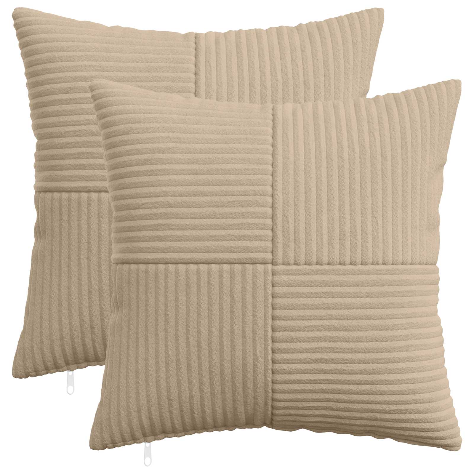 vidaXL Poszewka na poduszkę 2 pcs ALMELO Ciemnoszary 45 x 45 cm