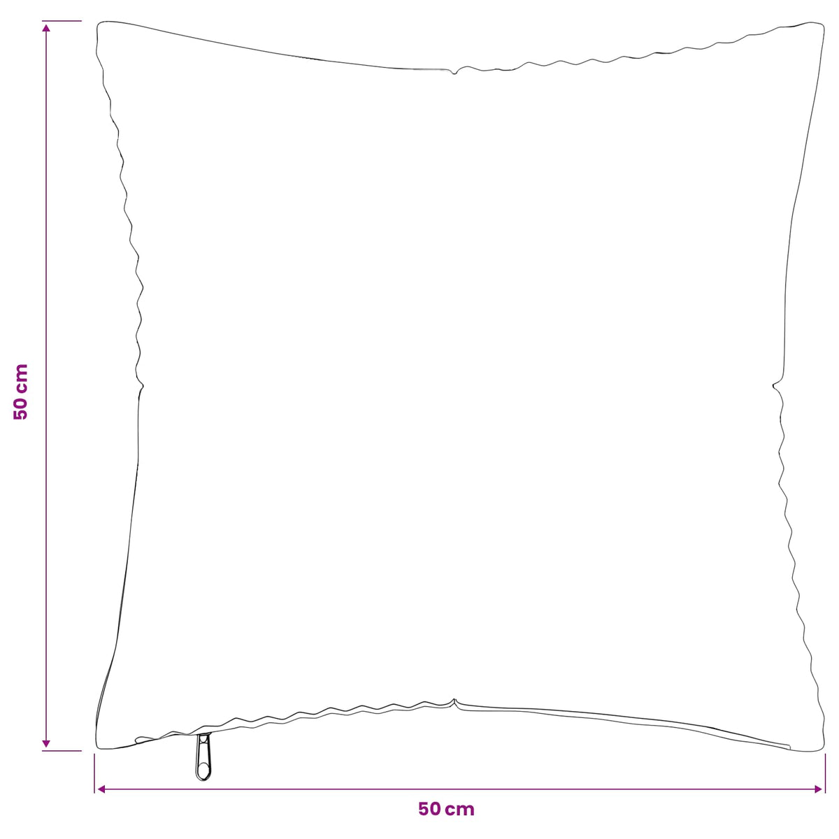vidaXL Poszewka na poduszkę 2 pcs ALMELO niebieski 50 x 50 cm sztruks