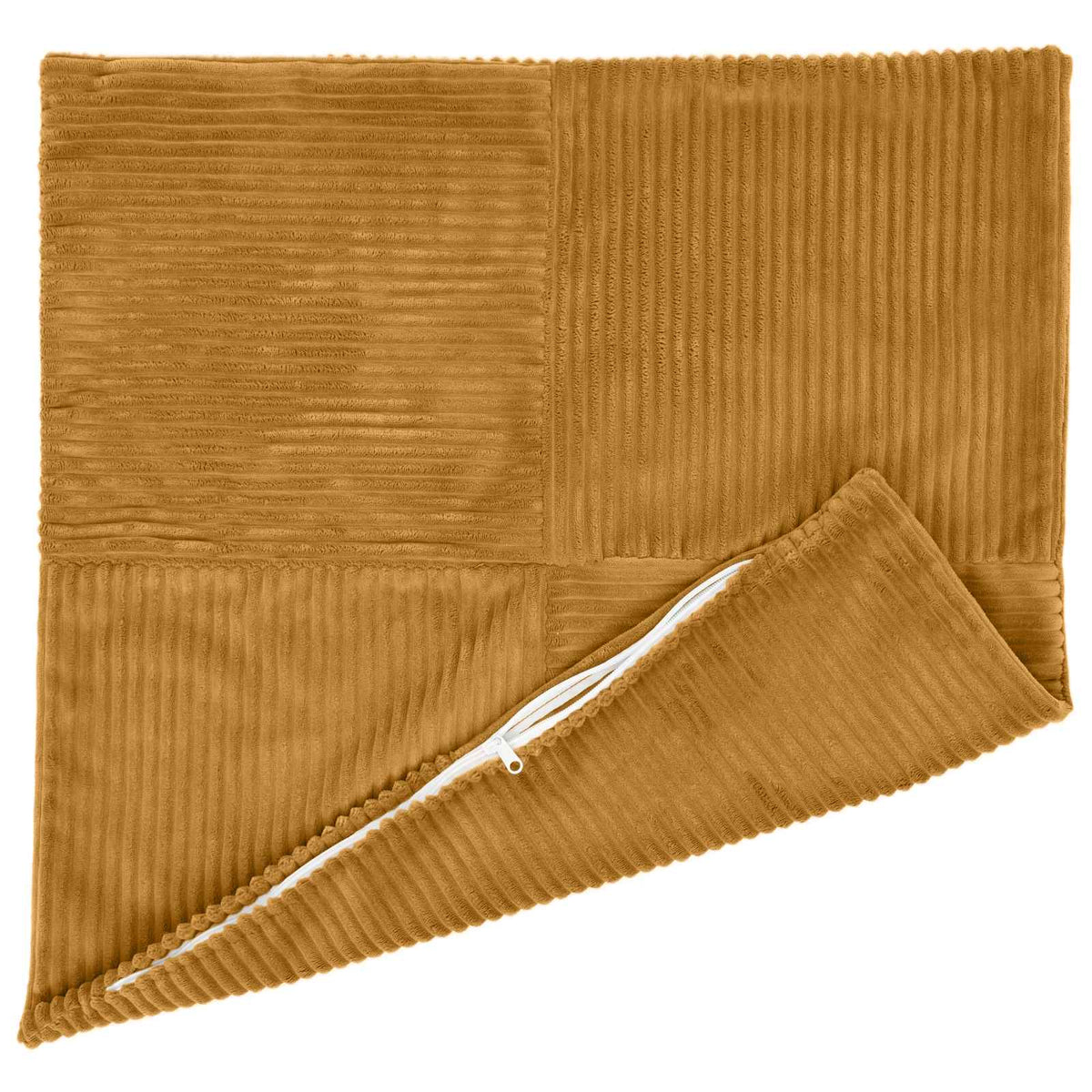 vidaXL Poszewka na poduszkę 6 pcs ALMELO żółty 50 x 50 cm sztruks