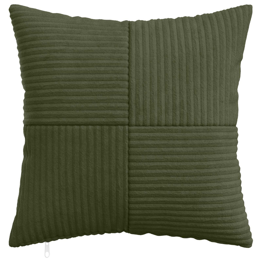 vidaXL Poszewka na poduszkę 2 pcs ALMELO zielony 50 x 50 cm sztruks