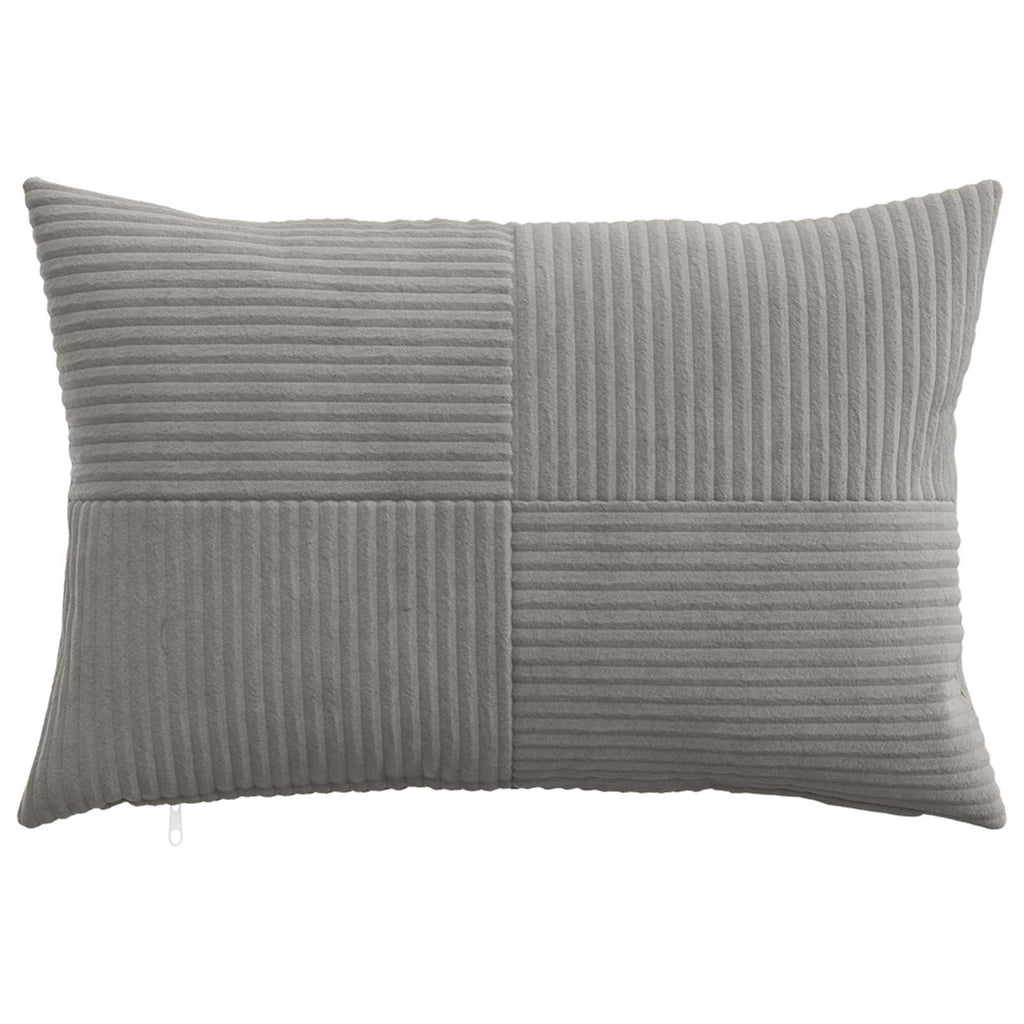 vidaXL Poszewka na poduszkę 2 pcs ALMELO jasnoszary 50 x 70 cm sztruks