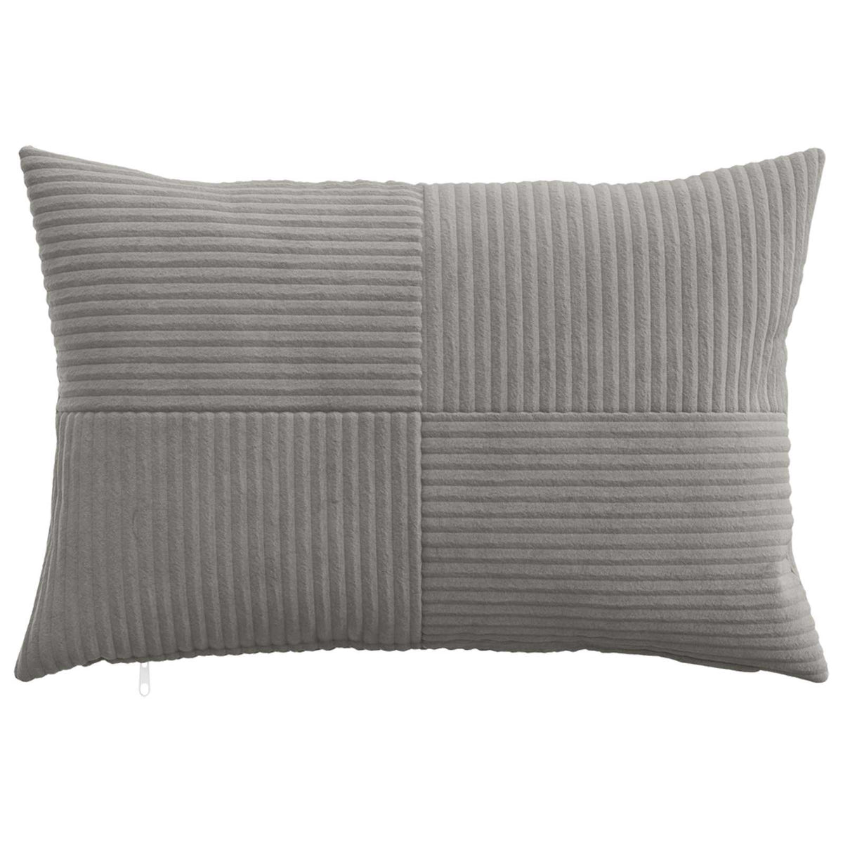 vidaXL Poszewka na poduszkę 2 pcs ALMELO jasnoszary 50 x 70 cm sztruks