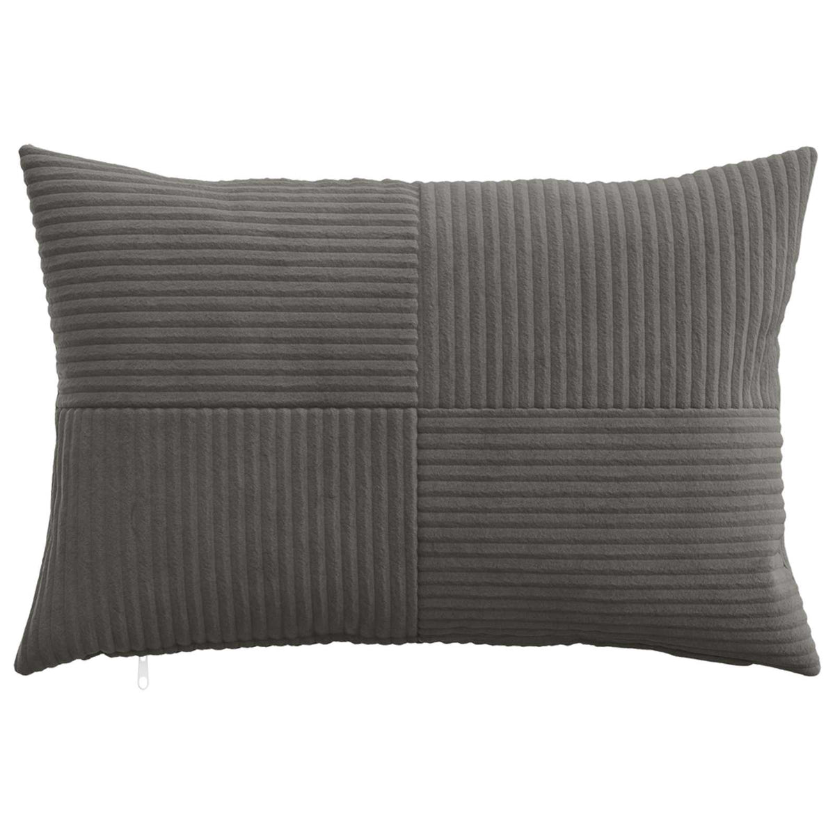 vidaXL Poszewka na poduszkę 2 pcs ALMELO ciemnoszary 50 x 70 cm