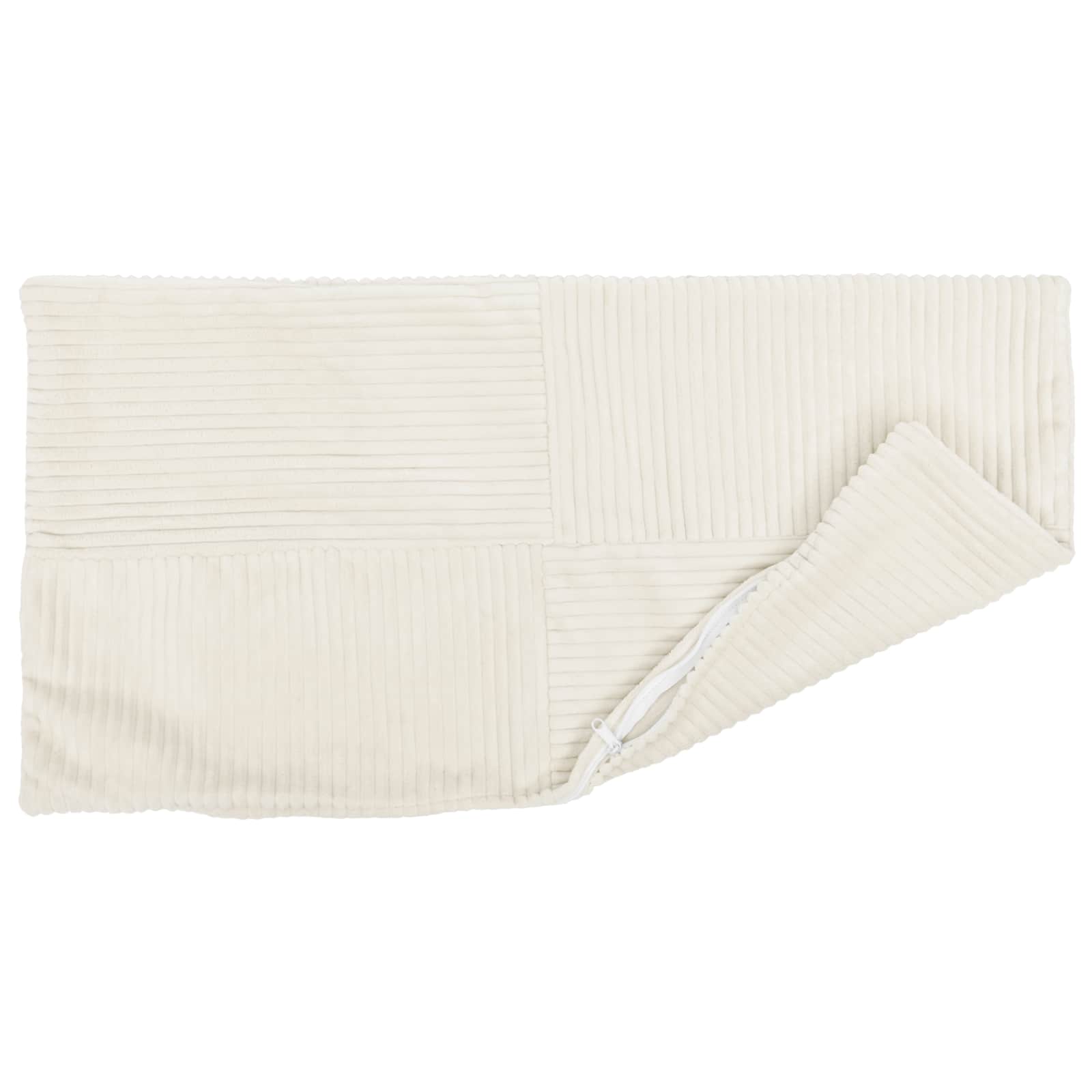 vidaXL Poszewka na poduszkę 6 pcs ALMELO kremowy 50 x 70 cm sztruks