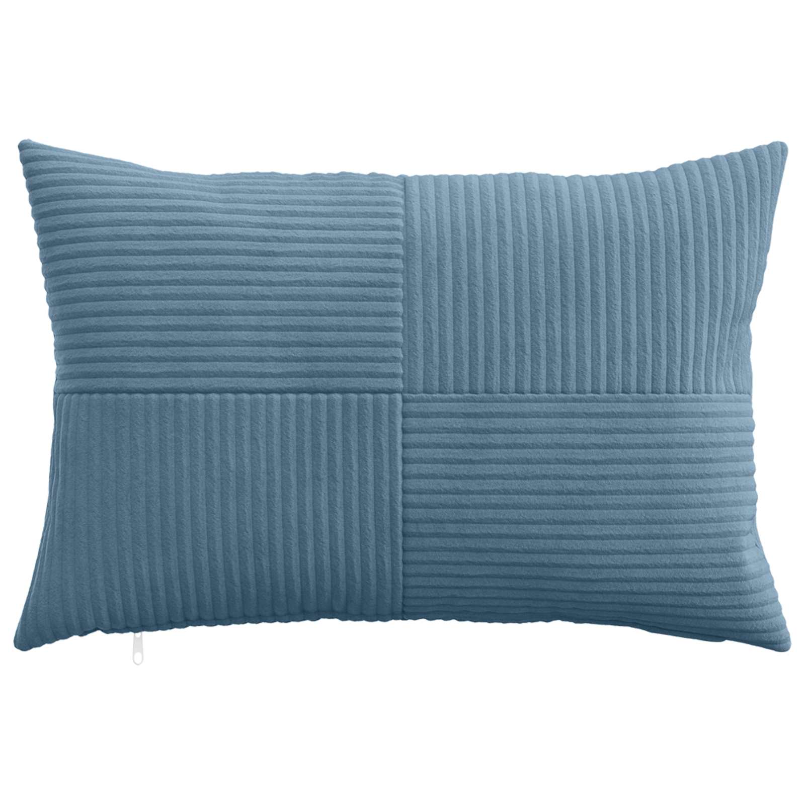 vidaXL Poszewka na poduszkę 2 pcs ALMELO niebieski 50 x 70 cm sztruks