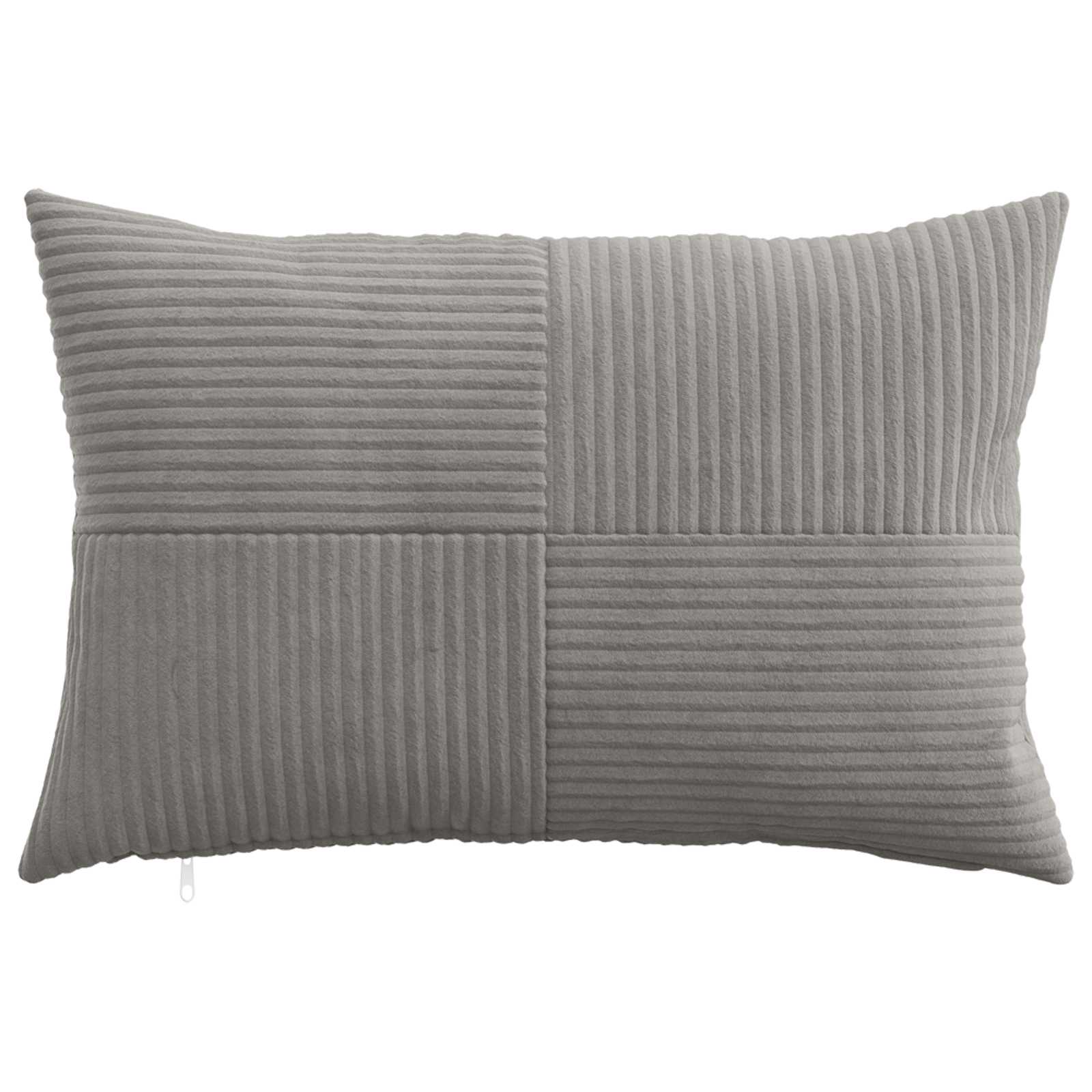 vidaXL Poszewka na poduszkę 2 pcs ALMELO jasnoszary 50 x 75 cm sztruks