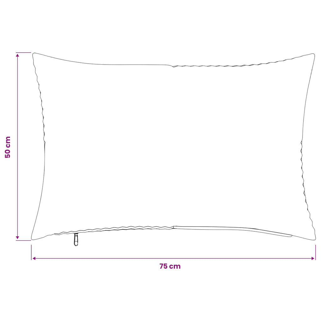vidaXL Poszewka na poduszkę 6 pcs ALMELO Ciemnoszary 50 x 75 cm