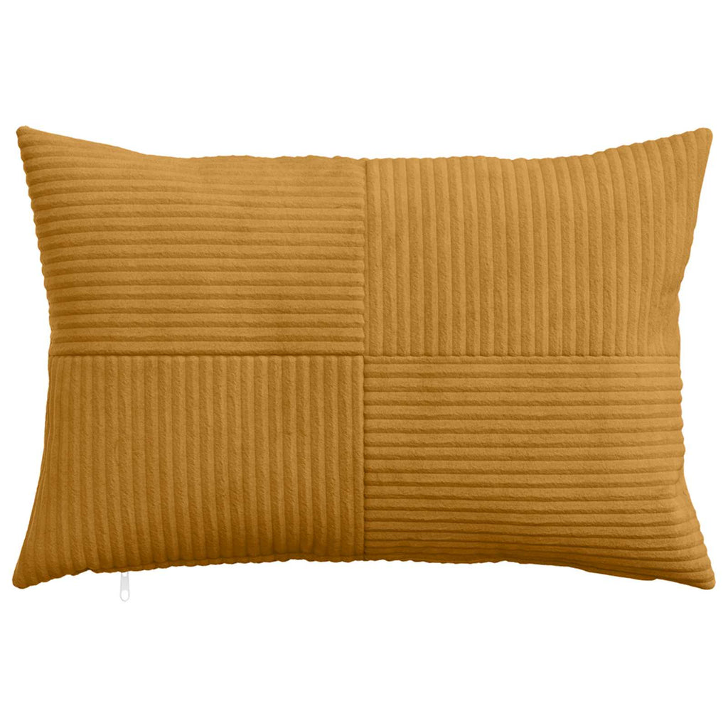 vidaXL Poszewka na poduszkę 6 pcs ALMELO żółty 50 x 80 cm sztruks