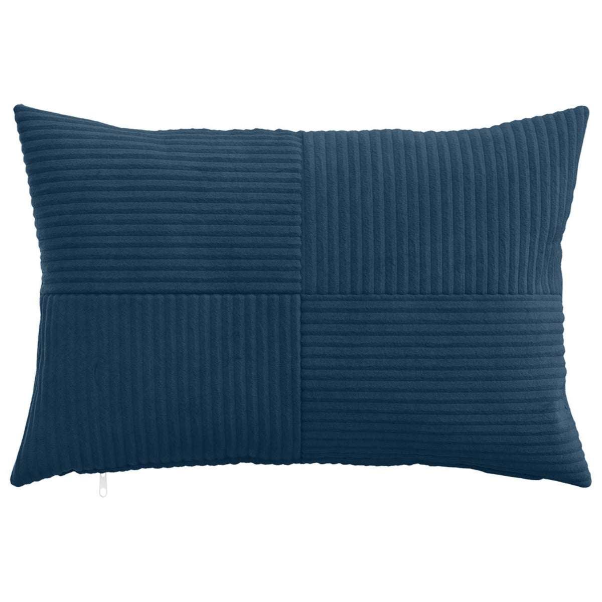 vidaXL Poszewka na poduszkę 2 pcs ALMELO Granatowy 50 x 80 cm sztruks