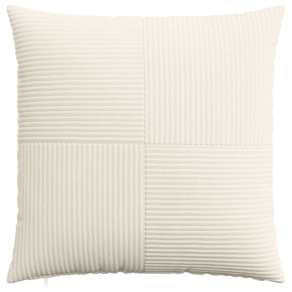vidaXL Poszewka na poduszkę 2 pcs ALMELO kremowy 55 x 55 cm sztruks