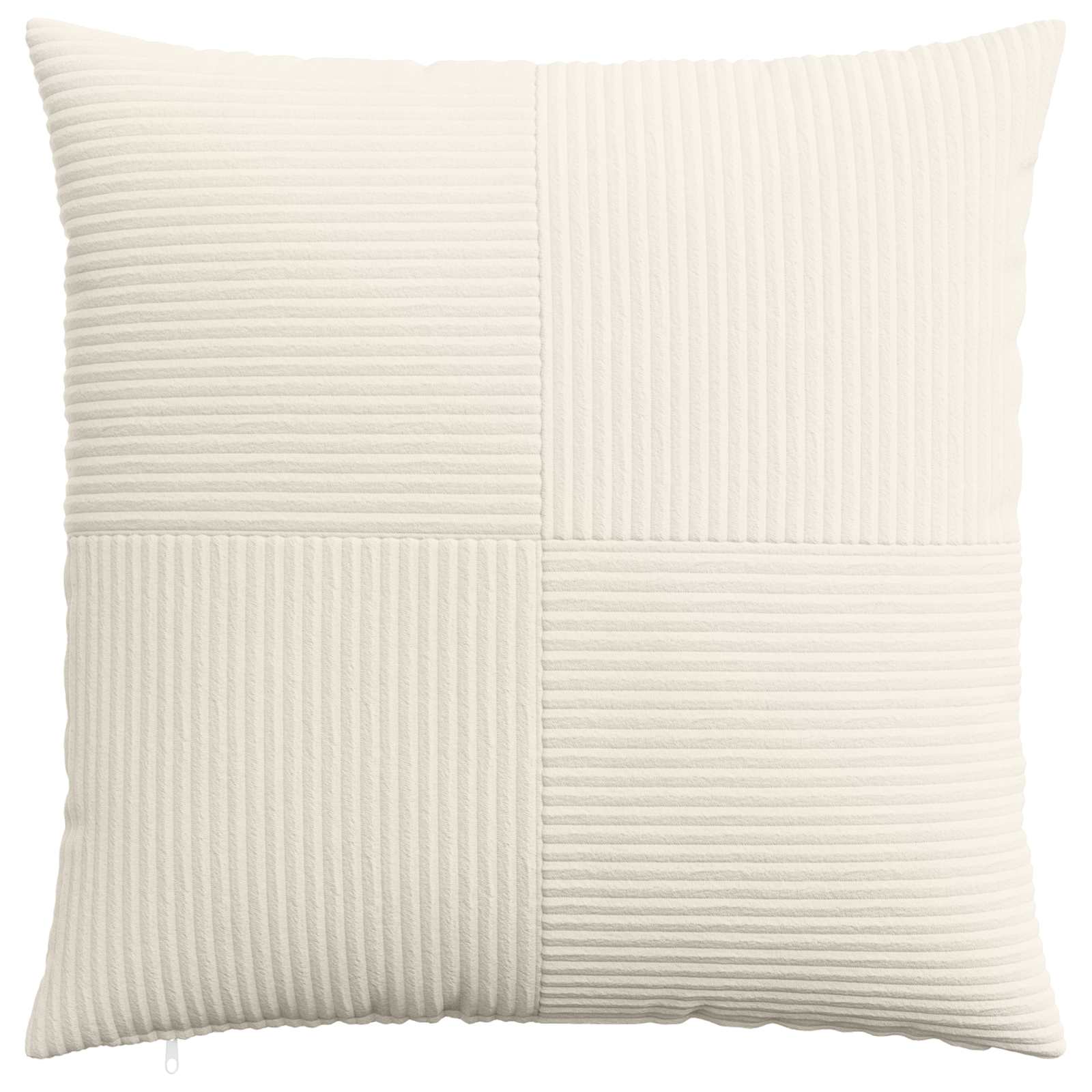 vidaXL Poszewka na poduszkę 6 pcs ALMELO kremowy 55 x 55 cm sztruks