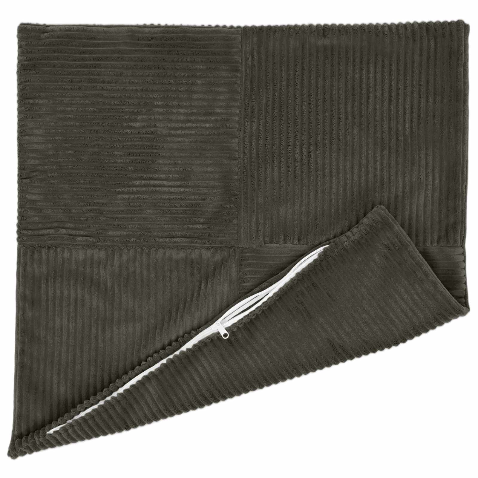 vidaXL Poszewka na poduszkę 6 pcs ALMELO antracytowy 55 x 55 cm