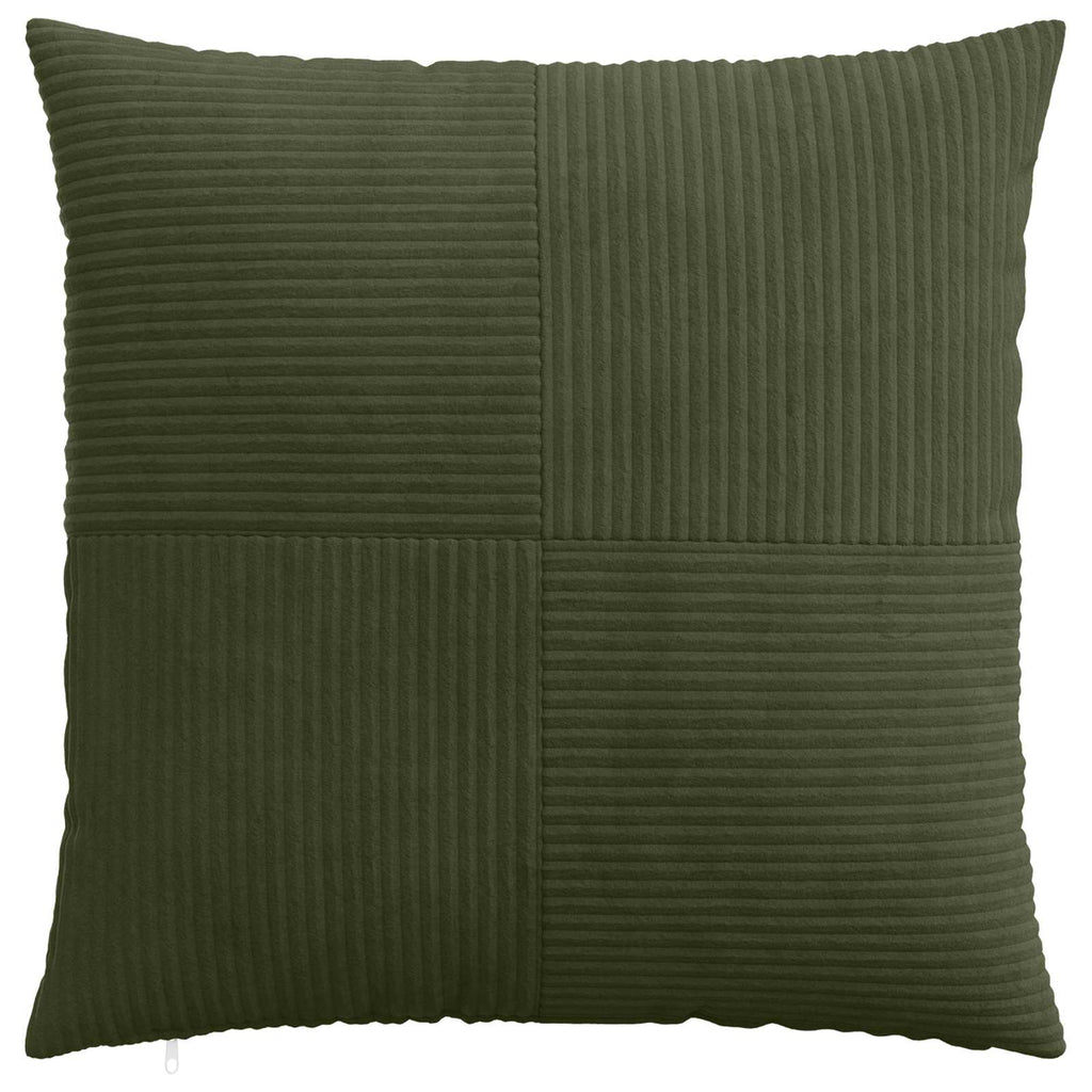 vidaXL Poszewka na poduszkę 2 pcs ALMELO zielony 55 x 55 cm sztruks