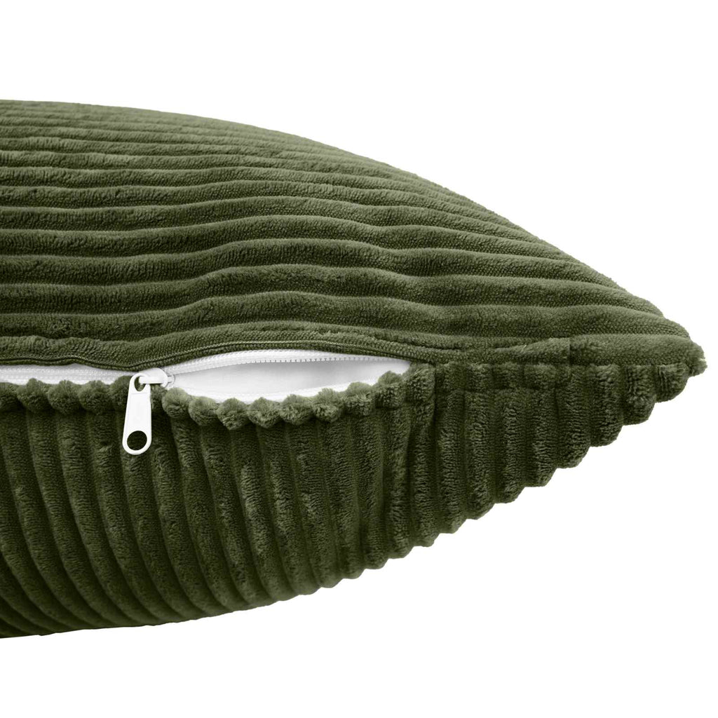 vidaXL Poszewka na poduszkę 6 pcs ALMELO zielony 55 x 55 cm sztruks