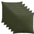 vidaXL Poszewka na poduszkę 6 pcs ALMELO zielony 55 x 55 cm sztruks