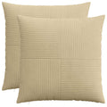 vidaXL Poszewka na poduszkę 2 pcs ALMELO Szary zielony 60 x 60 cm