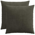 vidaXL Poszewka na poduszkę 2 pcs ALMELO antracytowy 60 x 60 cm