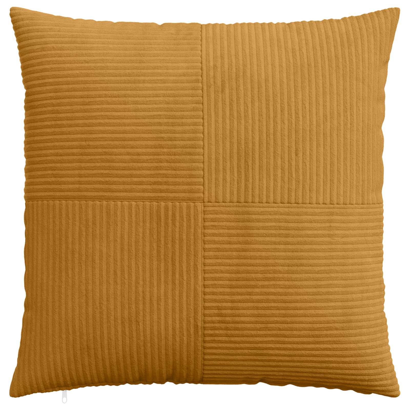 vidaXL Poszewka na poduszkę 2 pcs ALMELO żółty 60 x 60 cm sztruks