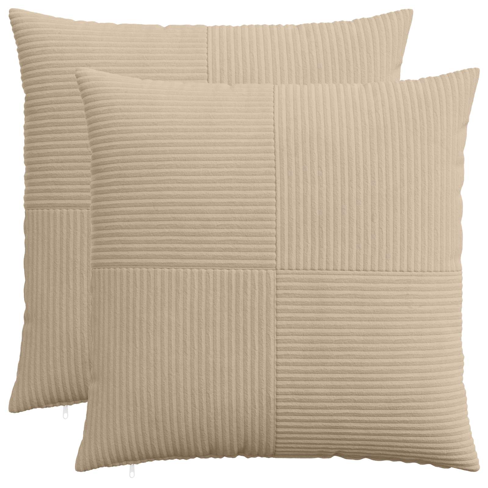 vidaXL Poszewka na poduszkę 2 pcs ALMELO Ciemnoszary 60 x 60 cm