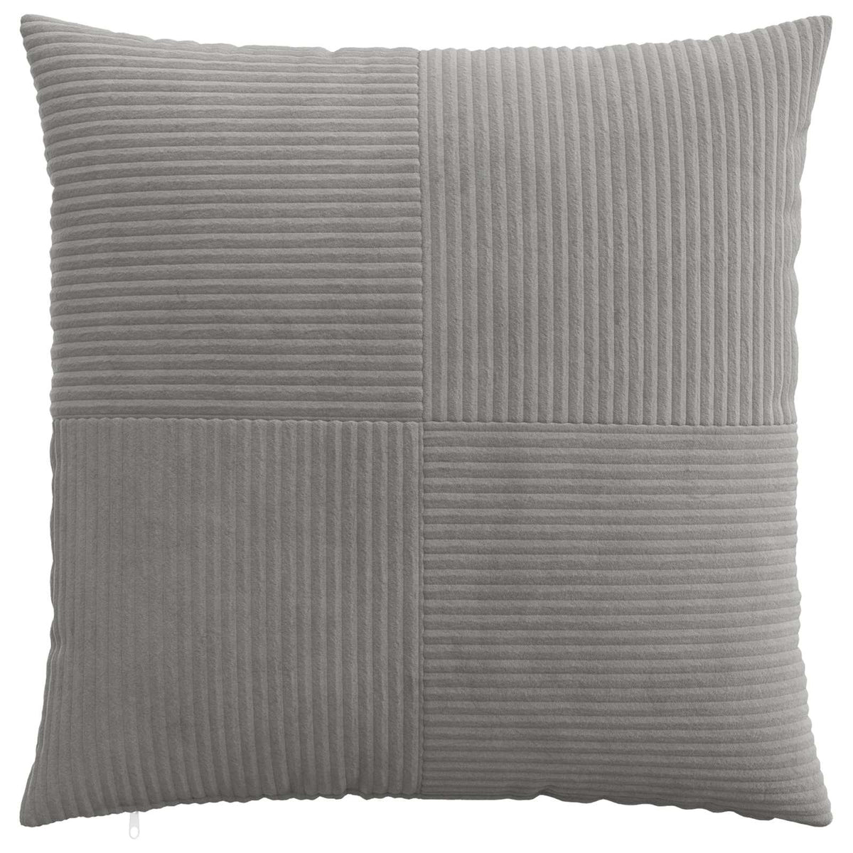 vidaXL Poszewka na poduszkę 2 pcs ALMELO jasnoszary 70 x 70 cm sztruks