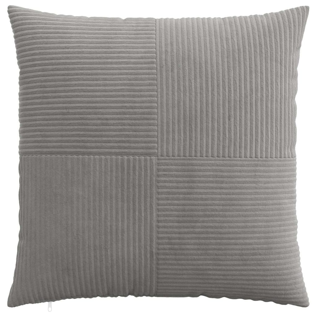 vidaXL Poszewka na poduszkę 6 pcs ALMELO jasnoszary 80 x 80 cm sztruks