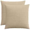 vidaXL Poszewka na poduszkę 2 pcs ALMELO Ciemnoszary 80 x 80 cm