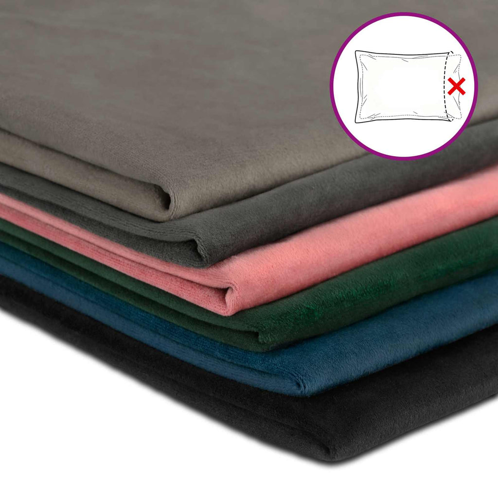 vidaXL Poszewka na poduszkę 6 pcs HOUTEN niebieski 30 x 30 cm Welur
