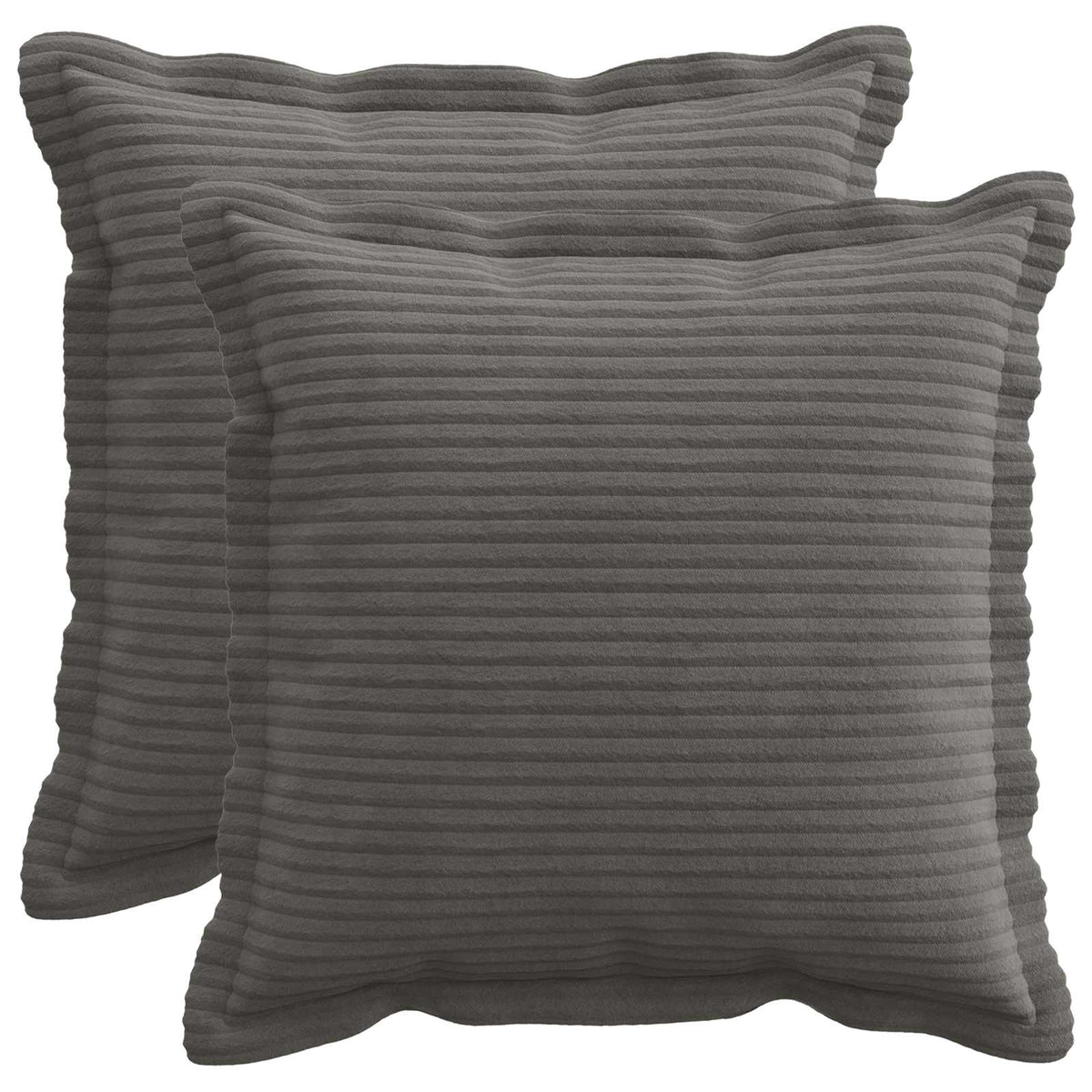 vidaXL Poszewka na poduszkę 2 szt. HOUTEN ciemnoszary 30 x 30 cm