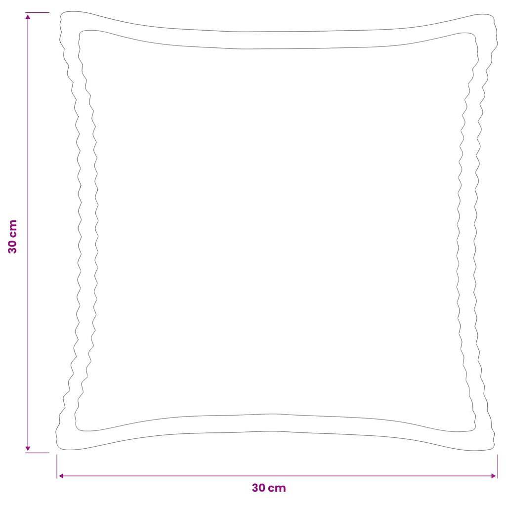 vidaXL Poszewka na poduszkę 2 szt. HOUTEN kremowy 30 x 30 cm sztruks