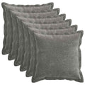 vidaXL Poszewka na poduszkę 6 szt. HOUTEN ciemnoszary 30 x 30 cm