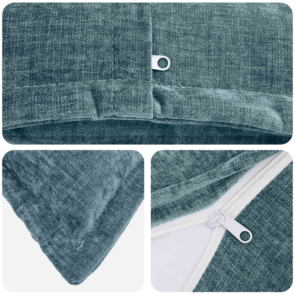 vidaXL Poszewka na poduszkę 6 szt. HOUTEN niebieski 30 x 30 cm