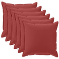 vidaXL Poszewka na poduszkę 6 szt. HOUTEN Czerwone wino 30 x 30 cm