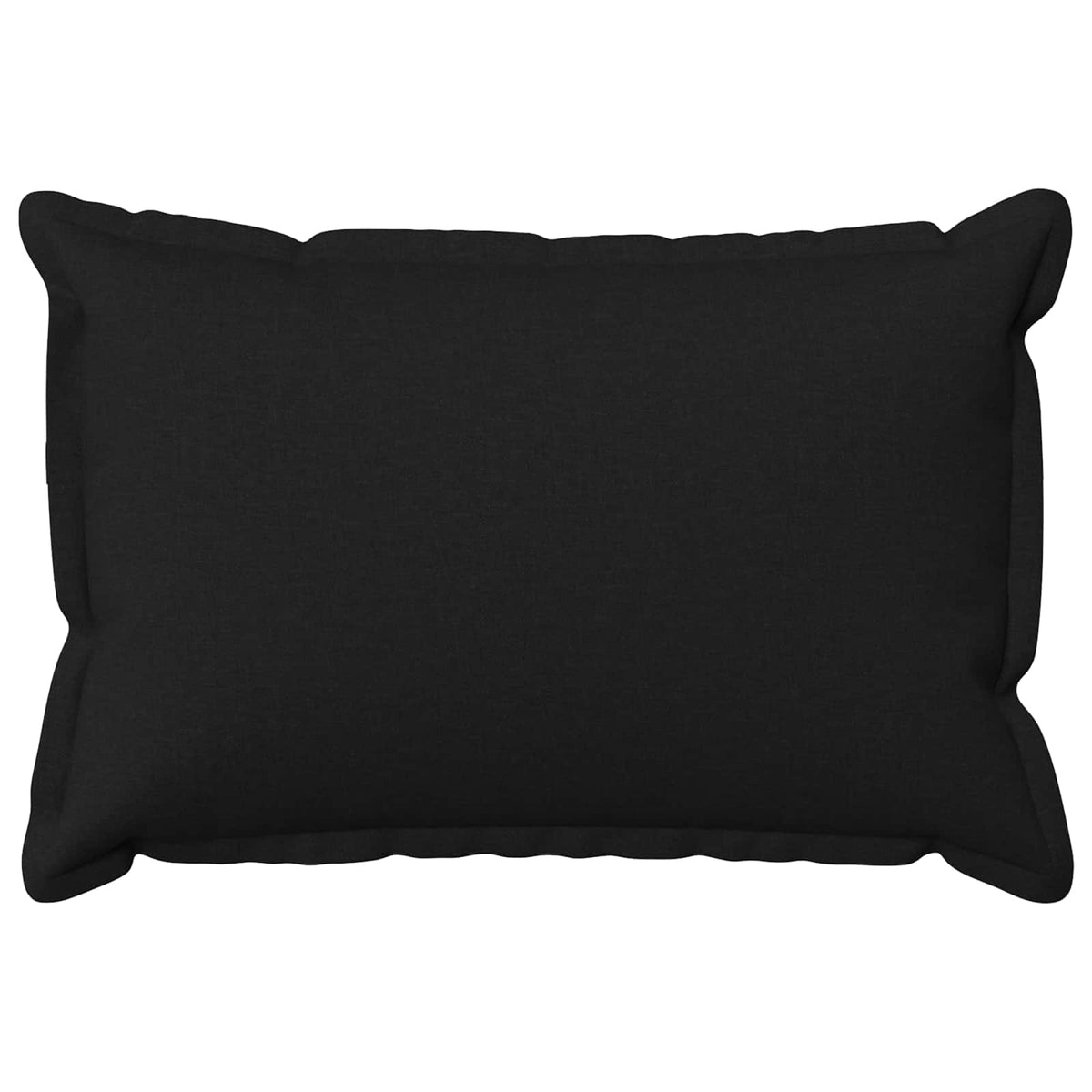 vidaXL Poszewka na poduszkę 2 pcs HOUTEN Czarny 30 x 50 cm