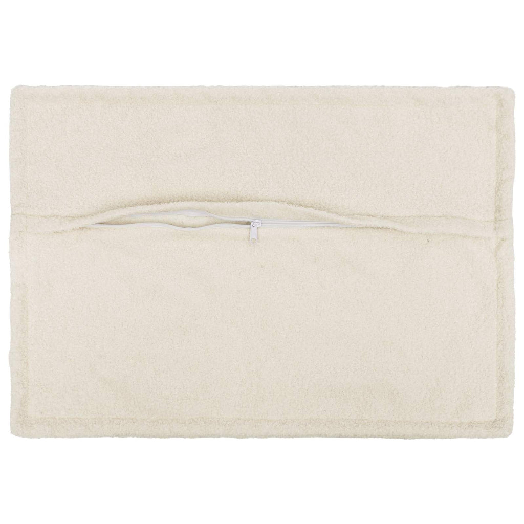 vidaXL Poszewka na poduszkę 2 pcs HOUTEN kremowy 30 x 50 cm Bouclé