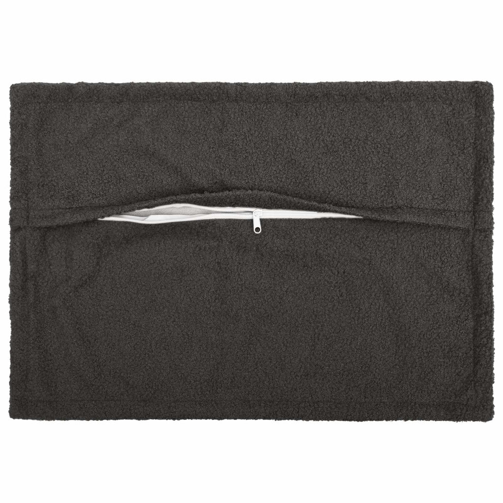 vidaXL Poszewka na poduszkę 6 pcs HOUTEN ciemnoszary 30 x 50 cm Bouclé