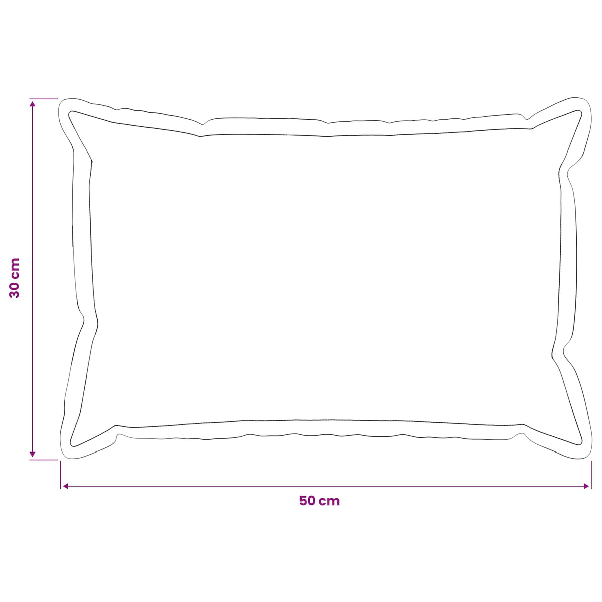 vidaXL Poszewka na poduszkę 2 pcs HOUTEN Beżowy 30 x 50 cm Bouclé