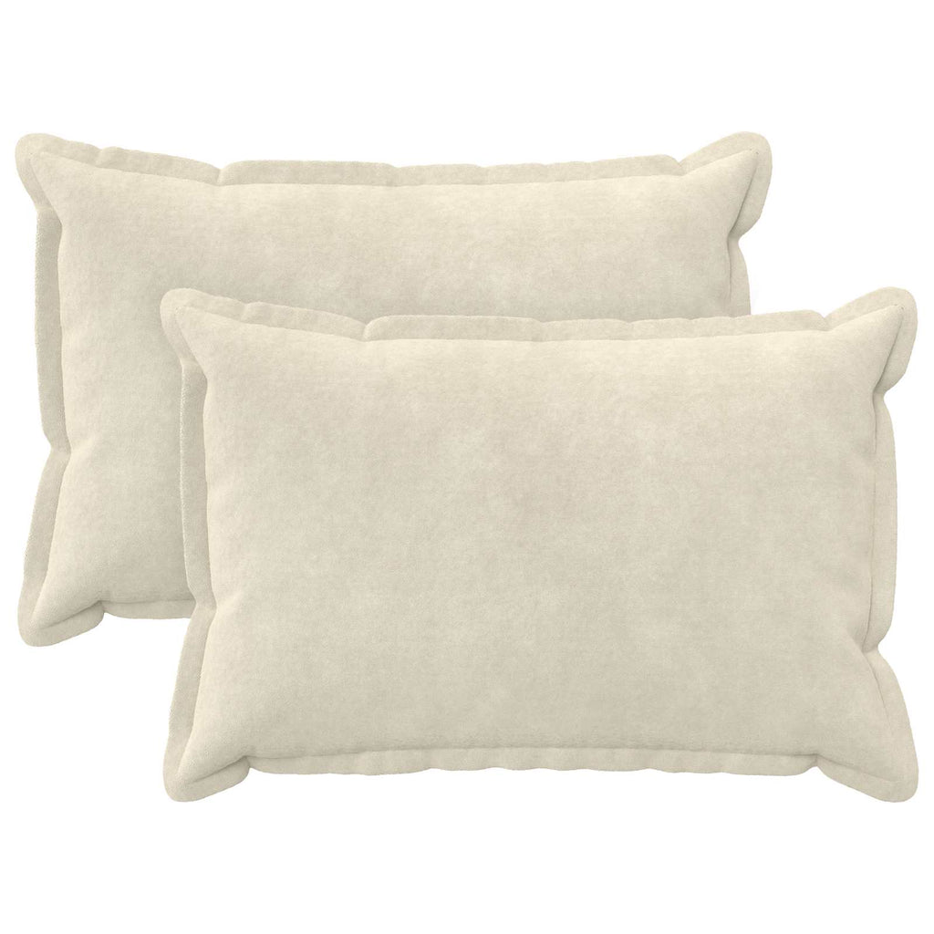 vidaXL Poszewka na poduszkę 2 pcs HOUTEN kremowy 30 x 50 cm