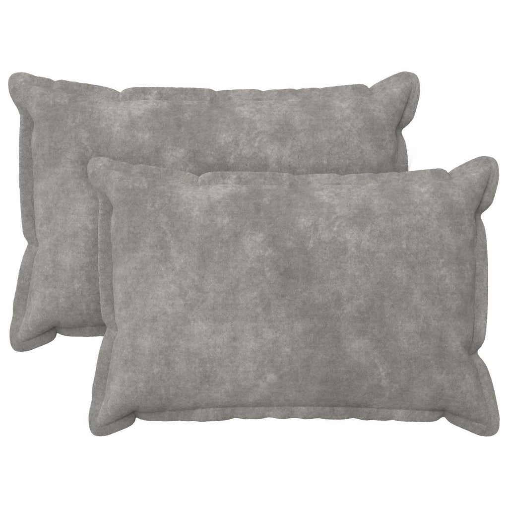 vidaXL Poszewka na poduszkę 2 pcs HOUTEN jasnoszary 30 x 50 cm
