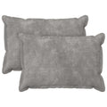 vidaXL Poszewka na poduszkę 2 pcs HOUTEN jasnoszary 30 x 50 cm