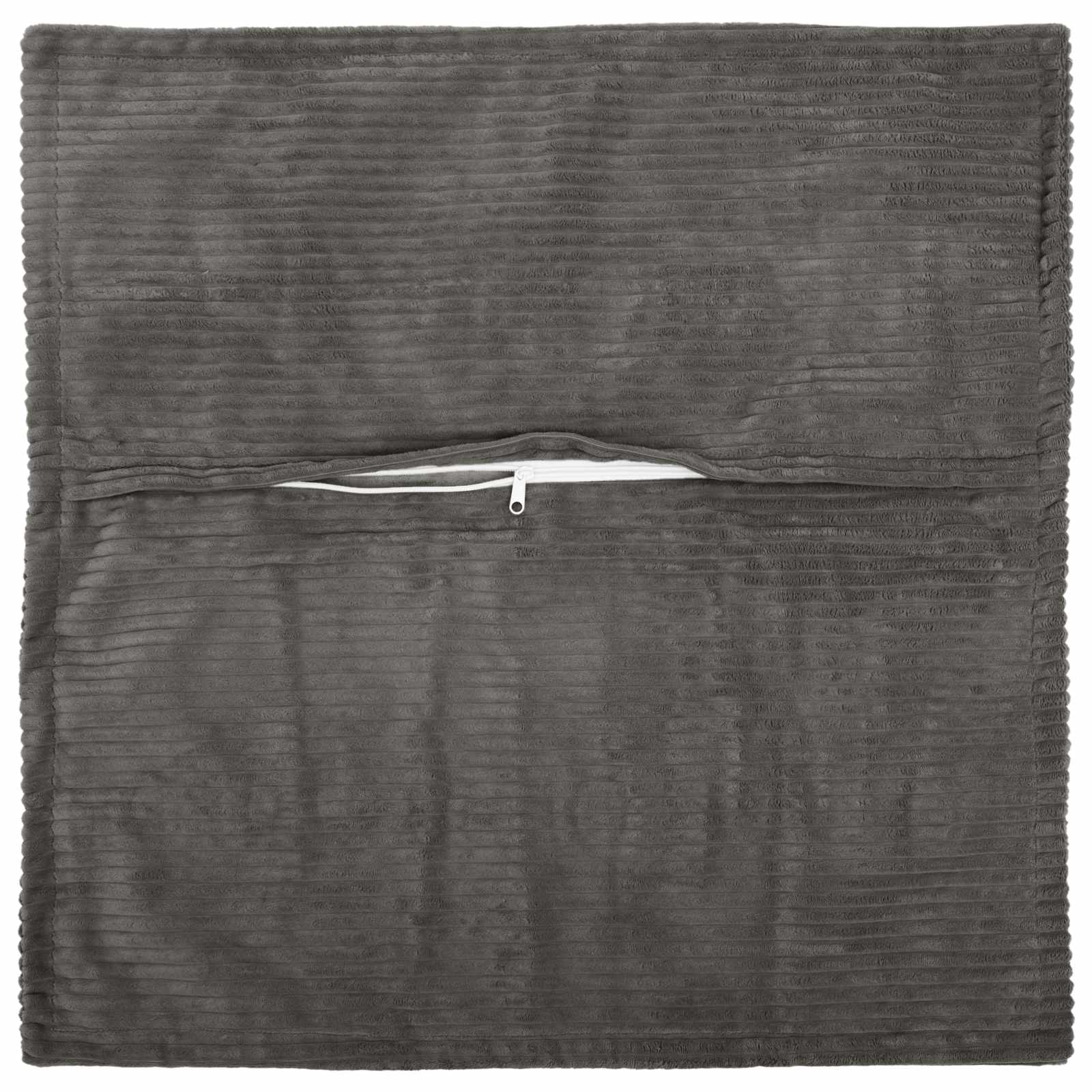 vidaXL Poszewka na poduszkę 2 szt. HOUTEN ciemnoszary 35 x 35 cm