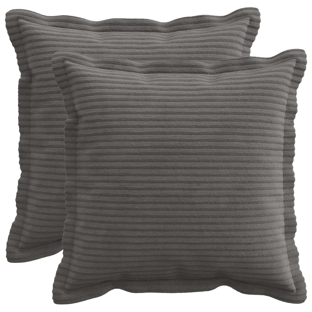 vidaXL Poszewka na poduszkę 2 szt. HOUTEN ciemnoszary 35 x 35 cm