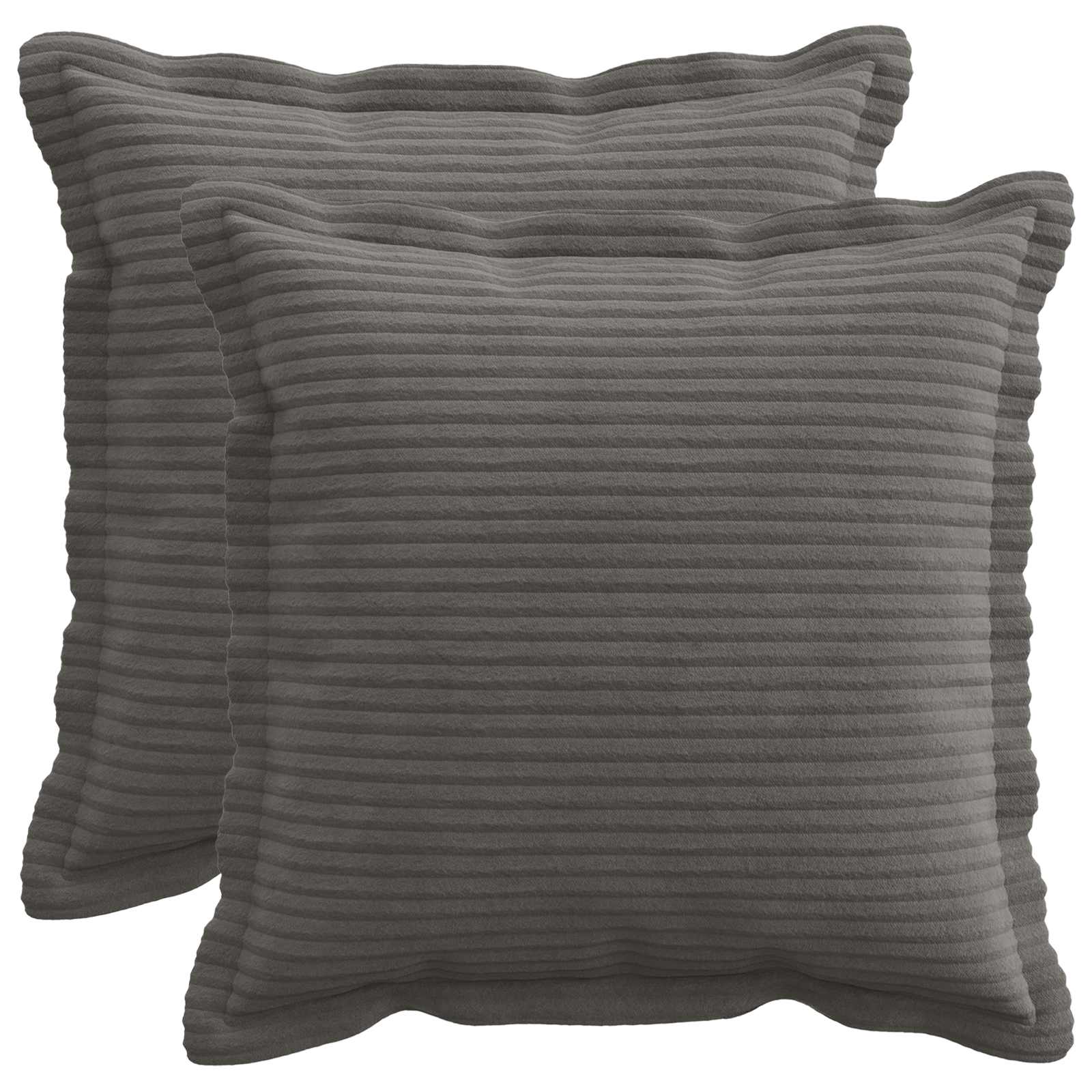vidaXL Poszewka na poduszkę 2 szt. HOUTEN ciemnoszary 35 x 35 cm