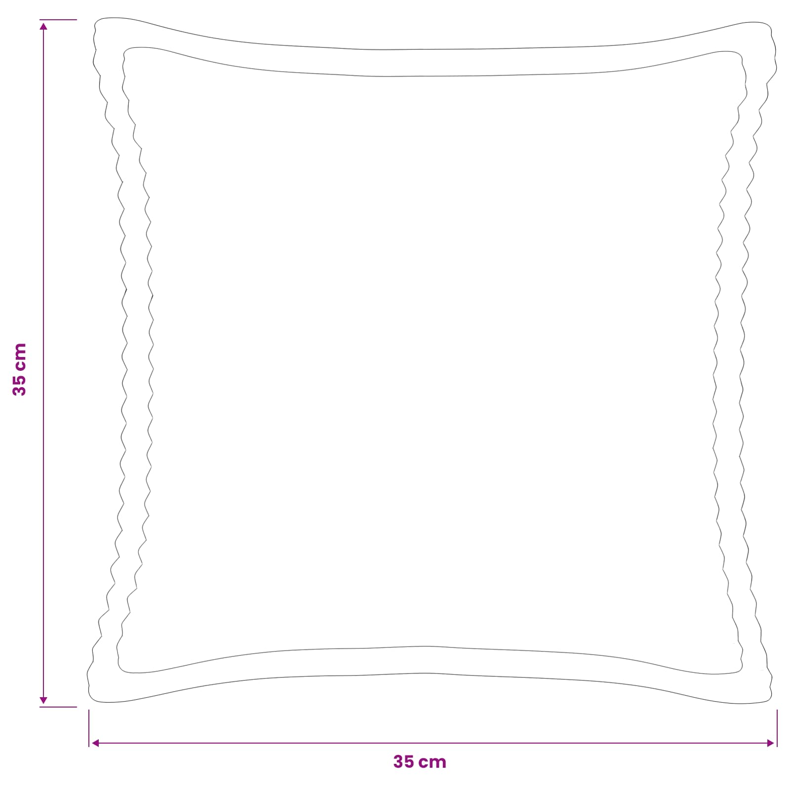 vidaXL Poszewka na poduszkę 2 szt. HOUTEN niebieski 35 x 35 cm sztruks