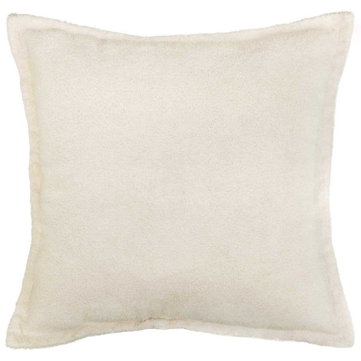 vidaXL Poszewka na poduszkę 2 pcs HOUTEN kremowy 35 x 35 cm Bouclé