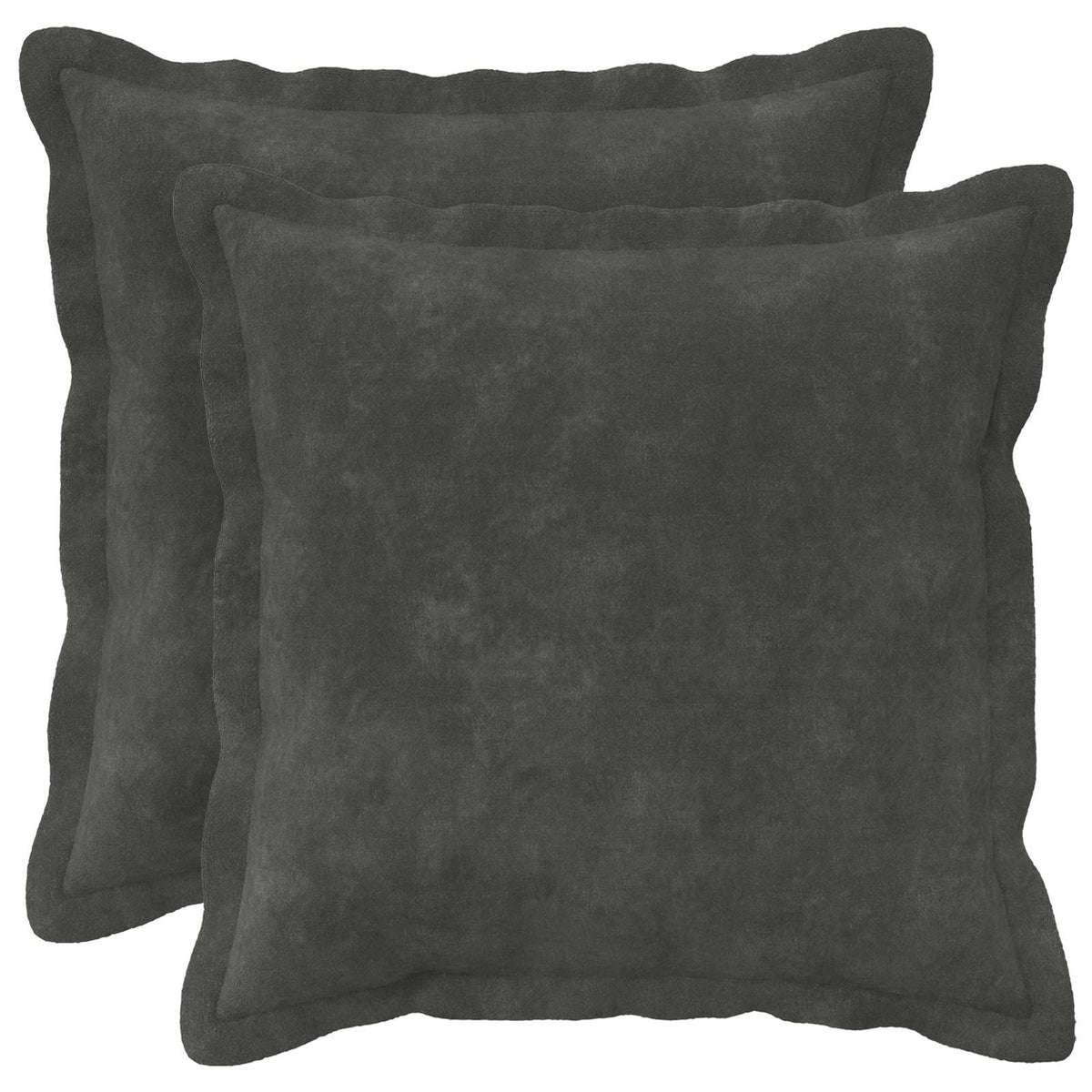 vidaXL Poszewka na poduszkę 2 pcs HOUTEN antracytowy 35 x 35 cm