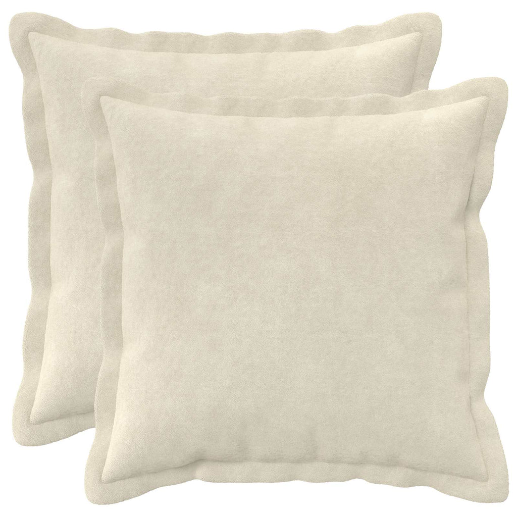 vidaXL Poszewka na poduszkę 2 pcs HOUTEN kremowy 35 x 35 cm
