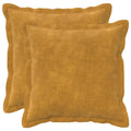vidaXL Poszewka na poduszkę 2 pcs HOUTEN żółty 35 x 35 cm