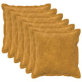 vidaXL Poszewka na poduszkę 6 pcs HOUTEN żółty 35 x 35 cm