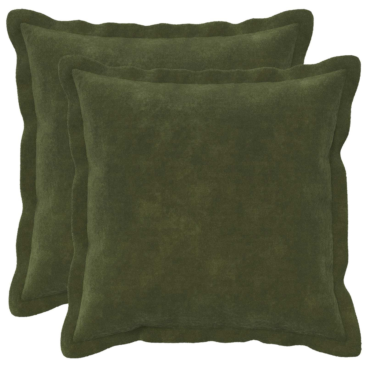 vidaXL Poszewka na poduszkę 2 pcs HOUTEN zielony 35 x 35 cm